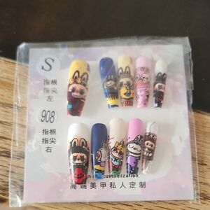 Cute Cartoon Nail Art Set